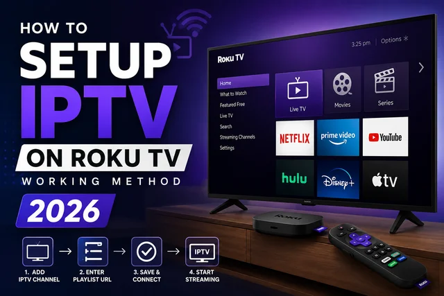 How to Setup IPTV on Roku TV